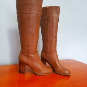 Women's Nine West high heel knee boots size 6.5, like new